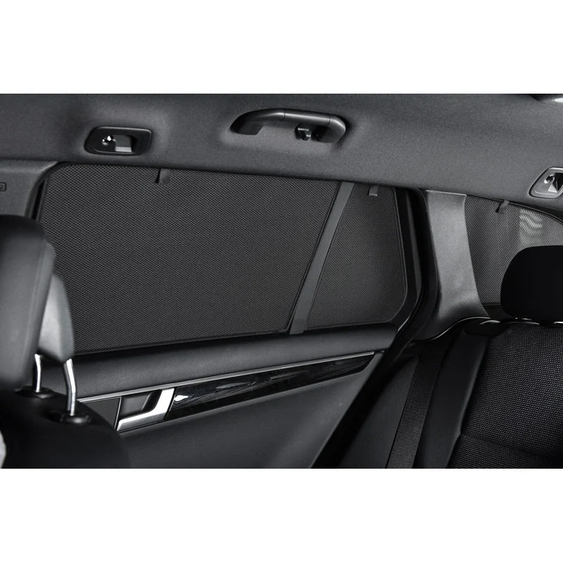 Car Shades, Satz passend für Chevrolet Aveo 5 türer 2012-2020 / Sonic 5 türer 2012-2020 (4-teilig), Textil, Schwarz