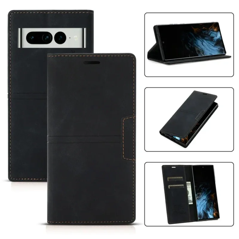 Leder Wallet Case Flip Case - Google Pixel
