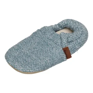 SLIPSTOP Kinder Hausschuhe Bootie PETROL blaugrau
