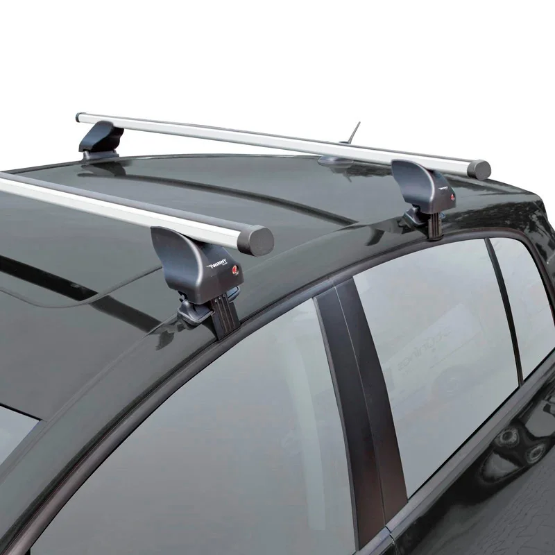Twinny Load, Dachträgersatz Aluminium A54 passend für Audi Q3 Sportback 2019- & Dacia Sandero III 2021- & Renault Scenic IV 2016- & Seat Ibiza 6F 2017- & Volkswagen Polo VI 2017-