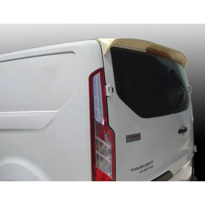 Motordrome, Dachspoiler passend für Ford Transit Custom 2012-2018 & FL 2018- (Heckklappe) (PU), PU-Rim, Unlackiert