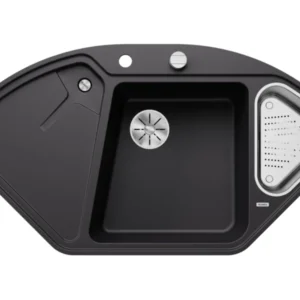 Blanco Delta II-F Schwarz - 525 868 Granitspüle