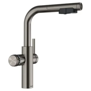 Blanco 527927 Trinkwasserarmatur Choice Icona-L Satin Platinum (ohne Filtersystem nicht betriebsbereit)