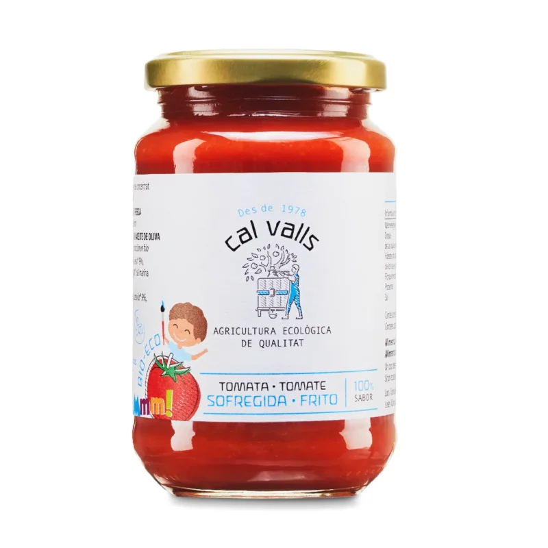 Tomate Frito SIN AZÚCARES añadidos Ecológico Cal Valls 350g