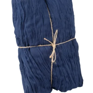 Chemin de table cheesecloth pour décoration de table marine en gaze de coton