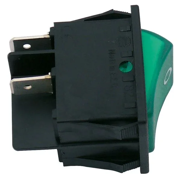 Wippschalter zu 230 Volt, grün für Dometic-Kühlschränke