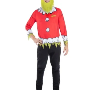 Dr. Seuss The Grinch Santa Kit van Smiffys koop je bij Partywinkel