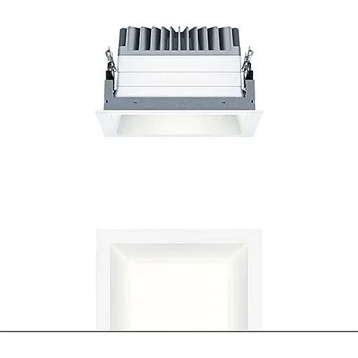 Zumtobel Group - Downlight/Strahler/Flutlicht LED - Deckeneinbauleuchte PANOS EVO #60815945 Q190H 830 230V WH WH