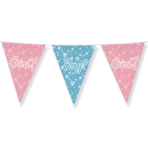 Gender Reveal Slinger Boy Or Girl 10m van Paper Dreams koop je bij Partywinkel