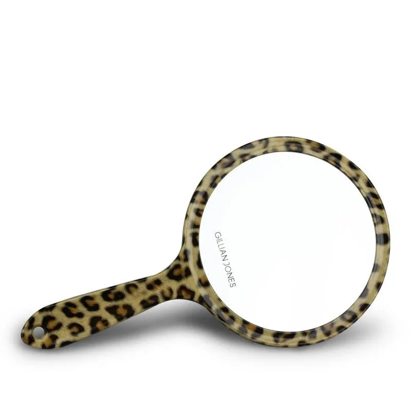 Gillian Jones Leopard Mirror zweiseitiger Handspiegel – | Fashiongirl