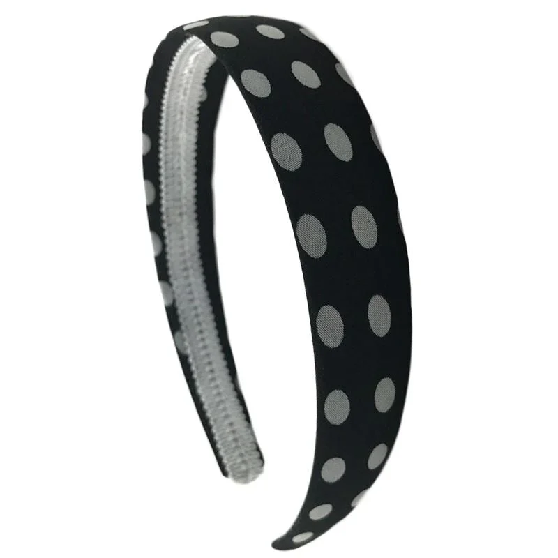 Stirnband mit Punkten – Schwarz – Haaraccessoires | Fashiongirl