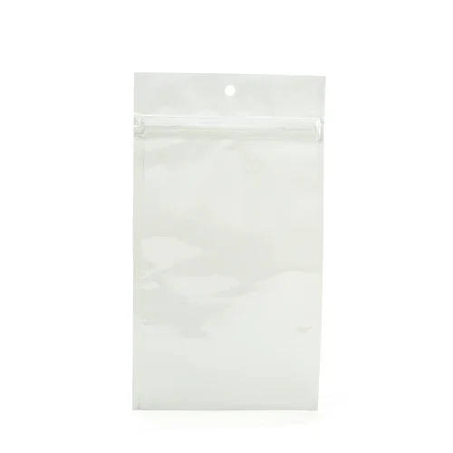 Grip Seal Bags White 12.5x21cm Metallised