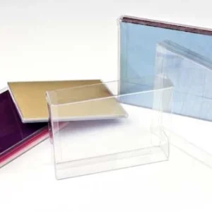 Plastic Gift Boxes 11.4x2.1x14.9cm Crystal Clear