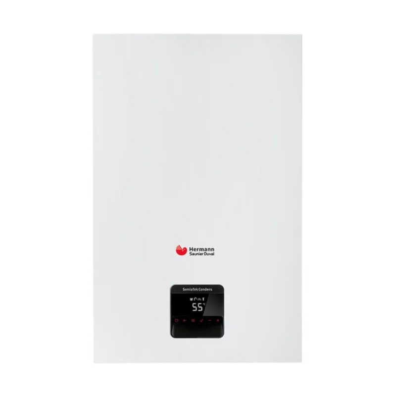 caldaia a gas hermann saunier duval modello semiatek condens 28 kw metano completa di kit fumi novita