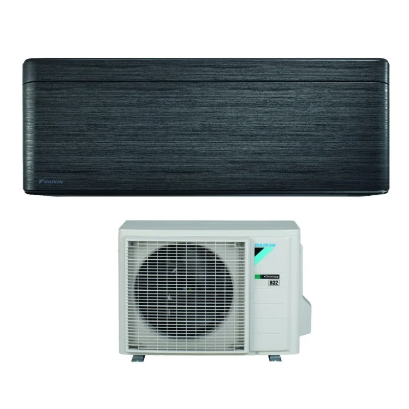 climatizzatore condizionatore daikin bluevolution inverter serie ftxa bt stylish real blackwood 12000 btu ftxa35bt r 32 wi fi integrato classe a___ colore legno nero garanzia italiana novita