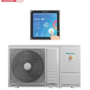 hisense area occasione 5099 pompa di calore reversibile monoblocco hisense hi terma ahz 044hcds1 r 32 wi fi optional con comando incluso