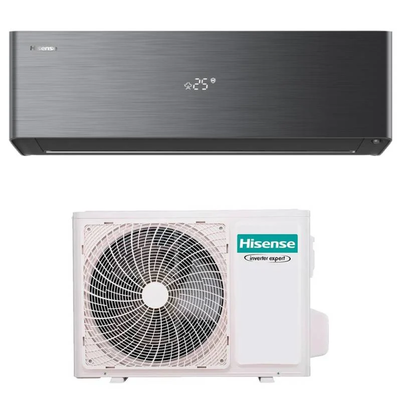 hisense condizionatore hisense inverter energy pro x black 18000 btu r 32 wi fi integrato