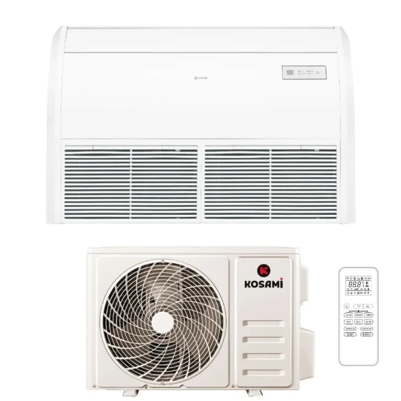 kosami condizionatore soffittopavimento kosami 36000 btu r 32 wi fi integrato con telecomando