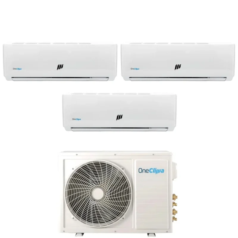 oneclima climatizzatore condizionatore oneclima trial split inverter serie pro 91212 con mlt27x3y24 r 32 wi fi optional 90001200012000