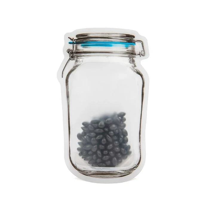 Stand Up Pouch Clamp Lid Jar 9x5,2x14,9cm