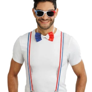 Frankreich Supporter-Set Erwachsene 3 Accessoires