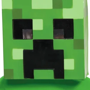 Masque Creeper Minecraft™ pour enfants vert à pixels