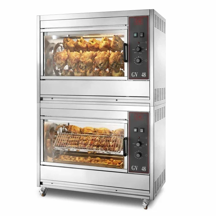 CB-Italy Elektro-Umluft-Hähnchengrill GV-48/56 MAN (400V dreiphasig mit N)