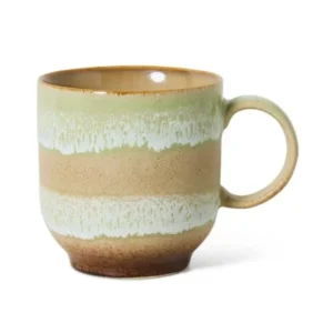 Café Becher 70's mit Henkel I Umber