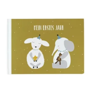 Erinnerungsalbum I Mein 1. Jahr Lamm & Elefant