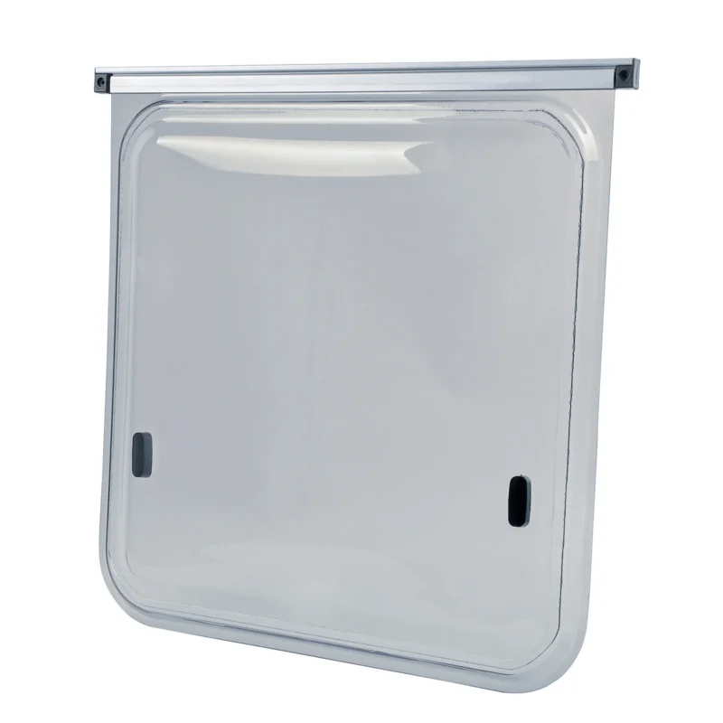 Wohnwagen Seitenfenster 50x50cm | Kederbefestigung | inkl Aussteller | Anthrazit – NRF