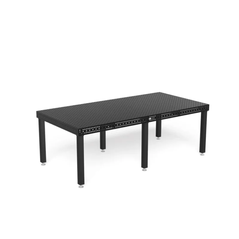 Produktansicht von Siegmund Schweißtisch 2400 x 1200 x 100 mm Professional Extreme 8.7 System 16 Plasmanitriert Höhe 750 mm mit Bodenverankerung