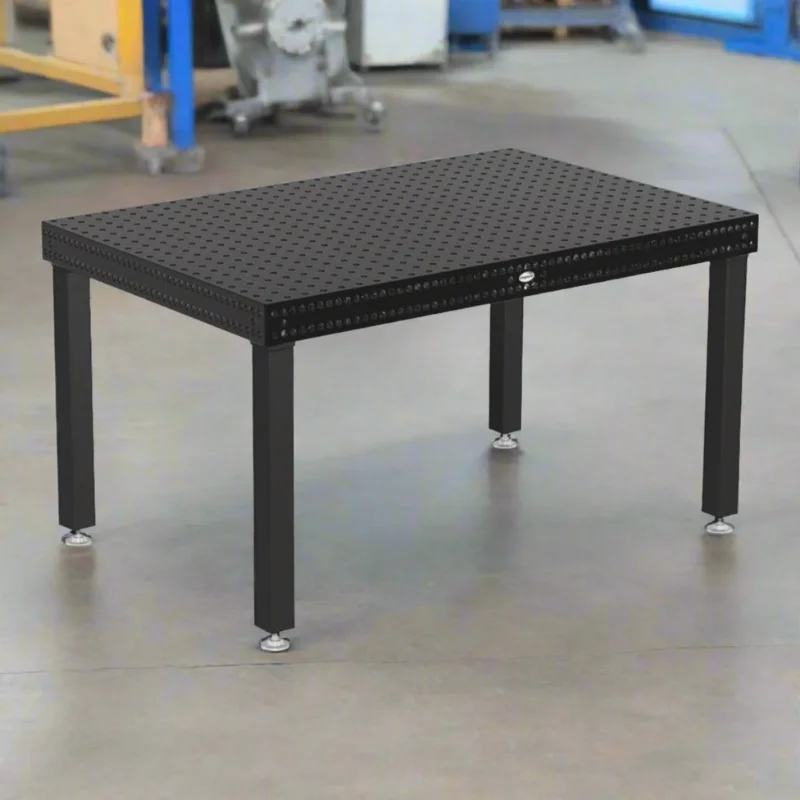 Produktansicht von Siegmund Schweißtisch 1500 x 1000 x 100 mm Professional 750 System 16 Plasmanitriert höhenverstellbar 550-950 mm