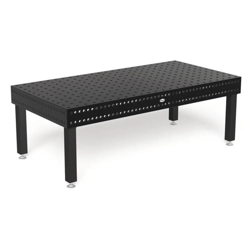 Produktansicht von Siegmund Schweißtisch 2400 x 1200 x 200 mm Professional 750 System 28 Plasmanitriert höhenverstellbar 450-750 mm