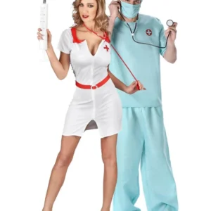 Notfall Sexy Krankenschwester und Arzt Paarkostüm