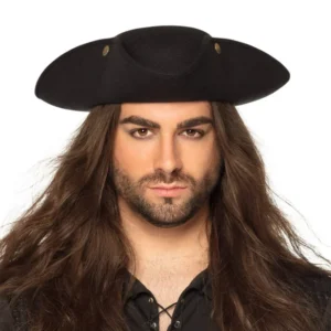 Tricorne pour adulte noir