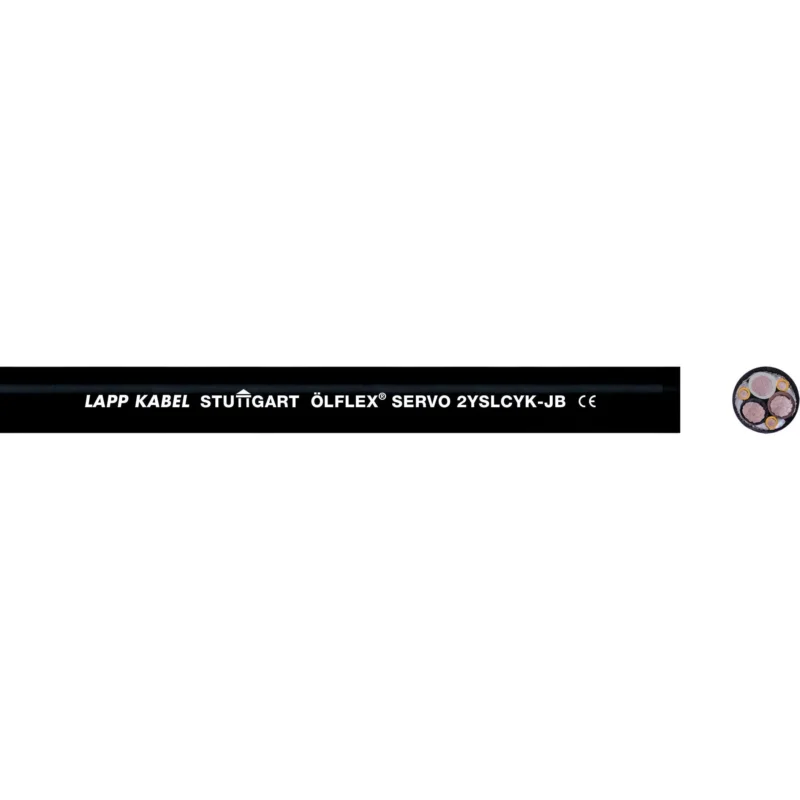 Lapp Kabel&Leitung - Energiekabel >= 1 kV, für ortsveränderlichen Einsatz ÖLFLEX SERVO 2YSLCYK-JB 0036449 3X95+3G16 BK