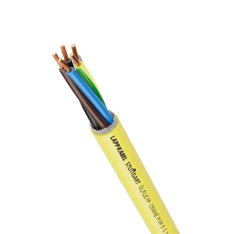 Lapp Kabel&Leitung - Energiekabel >= 1 kV, für ortsveränderlichen Einsatz ÖLFLEX CRANE PUR 5G1,5 0045209/50 − 50 Meter