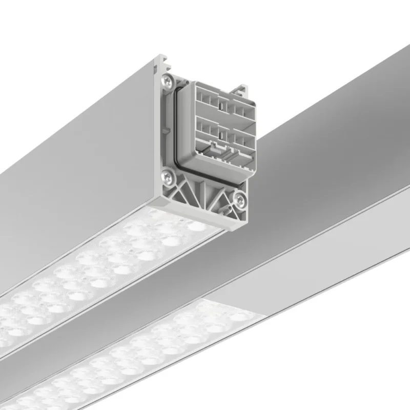 RZB - Geräteträger für Lichtbandsystem LED-Komplettmodul 4547mm 954590.850.476.702 14pol 5000K DALI alu