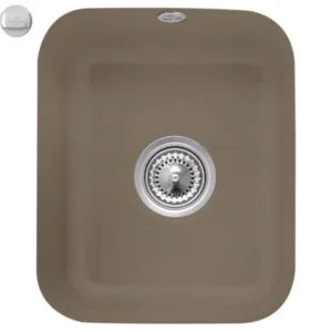 Villeroy & Boch Cisterna 45 Timber - 6704 02 TR Keramikspüle Exzenterbetätigung