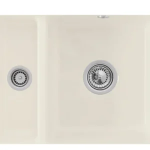 Villeroy & Boch Subway 60 XU Ivory - 6758 02 FU Keramikspüle Exzenterbetätigung