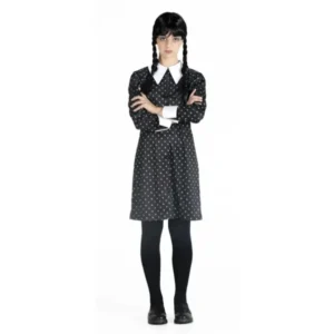 Wednesday Addams Kostuum Met Pruik Dames van Ciao International koop je bij Partywinkel